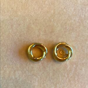 14K Gold Stud Earring Enhancers. Perfect Around Diamond or any Gem Stone.
